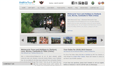 Desktop Screenshot of motorcycletoursthailand.com